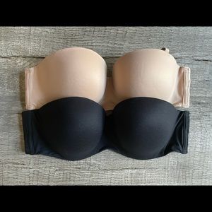 Body by Victoria Lightly-lined Strapless 32DD lot
